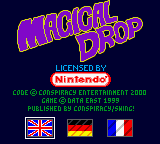 Magi-Nation title screen for GameBoy Color